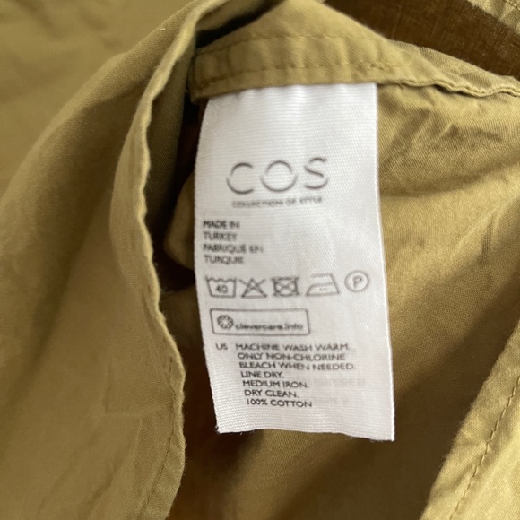 SOLD COS Half Button Down Tunic - Picture 4 of 5